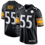 Camiseta NFL Game Pittsburgh Steelers Devin Bush Negro