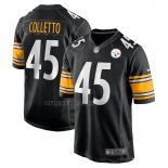 Camiseta NFL Game Pittsburgh Steelers Jack Colletto Negro