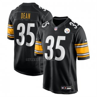 Camiseta NFL Game Pittsburgh Steelers Jamel Dean Negro