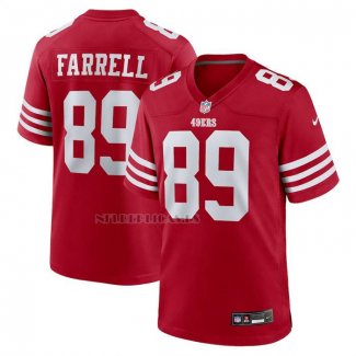Camiseta NFL Game San Francisco 49ers Luke Farrell Rojo
