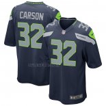 Camiseta NFL Game Seattle Seahawks Chris Carson Azul