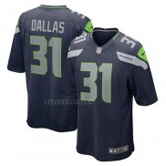 Camiseta NFL Game Seattle Seahawks DeeJay Dallas Azul