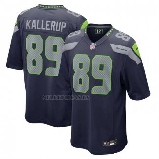 Camiseta NFL Game Seattle Seahawks Nick Kallerup College Azul