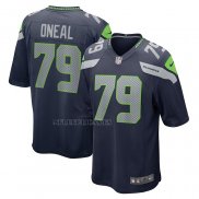Camiseta NFL Game Seattle Seahawks Raiqwon O'Neal Azul