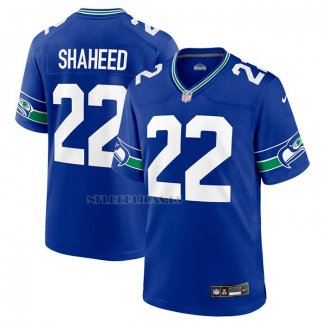 Camiseta NFL Game Seattle Seahawks Rashid Shaheed Alterno Royal