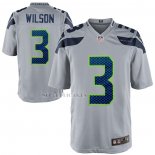 Camiseta NFL Game Seattle Seahawks Russell Wilson Alterno Gris