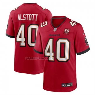 Camiseta NFL Game Tampa Bay Buccaneers Mike Alstott 50th Anniversary Rojo