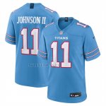 Camiseta NFL Game Tennessee Titans Jermaine Johnson II Azul