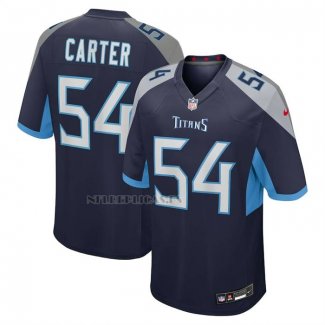 Camiseta NFL Game Tennessee Titans Lorenzo Carter Azul