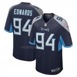 Camiseta NFL Game Tennessee Titans Mario Edwards Primera Azul