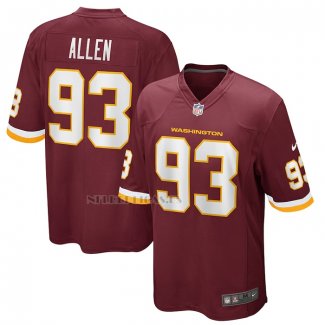 Camiseta NFL Game Washington Commanders Jonathan Allen Rojo