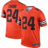 Camiseta NFL Legend Cleveland Browns Nick Chubb Inverted Legend Naranja