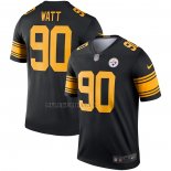 Camiseta NFL Legend Pittsburgh Steelers T.J. Watt Color Rush Legend Negro