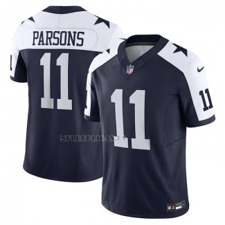 Camiseta NFL Limited Dallas Cowboys Micah Parsons 11 Vapor F.U.S.E. Azul