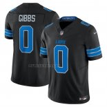 Camiseta NFL Limited Detroit Lions Jahmyr Gibbs Segunda Alterno Vapor F.U.S.E. Negro