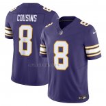 Camiseta NFL Limited Minnesota Vikings Kirk Cousins Vapor F.U.S.E. Violeta2