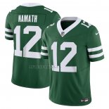 Camiseta NFL Limited New York Jets Joe Namath Vapor F.U.S.E. Legacy Verde