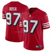 Camiseta NFL Limited San Francisco 49ers Nick Bosa Alterno Vapor Rojo