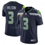 Camiseta NFL Limited Seattle Seahawks Russell Wilson Vapor Azul