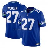 Camiseta NFL Limited Seattle Seahawks Tariq Woolen Vapor F.U.S.E. Azul