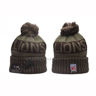 Gorro Beanie Detroit Lions New Era Verde Militar