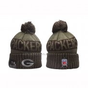 Gorro Beanie Green Bay Packers New Era Verde Militar
