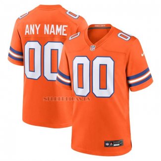 Camiseta NFL Elite Nino Denver Broncos 2nd Alternate Personalizada Naranja