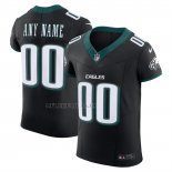 Camiseta NFL Elite Philadelphia Eagles Alterno Vapor F.U.S.E. Personalizada Negro1