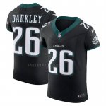 Camiseta NFL Elite Philadelphia Eagles Saquon Barkley Vapor F.U.S.E. Alterno Negro