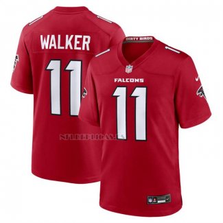 Camiseta NFL Game Atlanta Falcons Jalon Walker Rojo