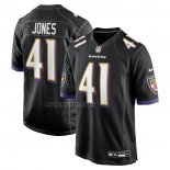 Camiseta NFL Game Baltimore Ravens Dremont Jones Alterno Negro