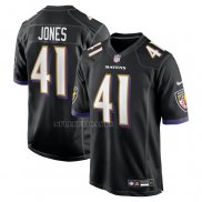 Camiseta NFL Game Baltimore Ravens Dremont Jones Alterno Negro