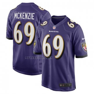 Camiseta NFL Game Baltimore Ravens Kahlil McKenzie Violeta