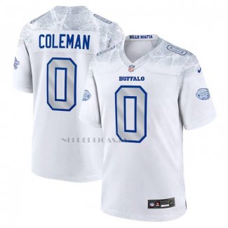 Camiseta NFL Game Buffalo Bills Keon Coleman 2025 Rivalries Collection Blanco