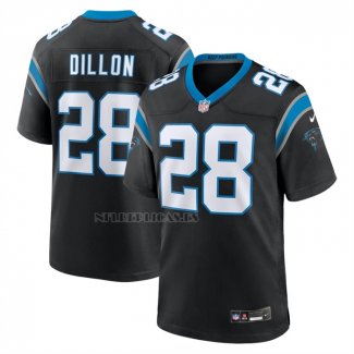 Camiseta NFL Game Carolina Panthers AJ Dillon Negro