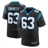 Camiseta NFL Game Carolina Panthers Austin Corbett Negro2