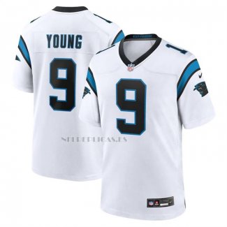 Camiseta NFL Game Carolina Panthers Bryce Young Blanco