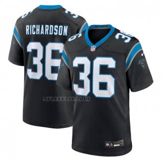 Camiseta NFL Game Carolina Panthers DeMani Richardson Negro