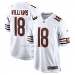 Camiseta NFL Game Chicago Bears Caleb Williams 2024 NFL Draft First Round Pick Blanco