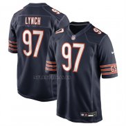 Camiseta NFL Game Chicago Bears James Lynch Azul Marino