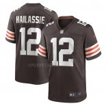 Camiseta NFL Game Cleveland Browns Kahlef Hailassie 12 Marron
