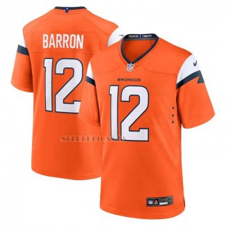 Camiseta NFL Game Denver Broncos Jahdae Barron 2025 Naranja