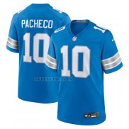 Camiseta NFL Game Detroit Lions Isiah Pacheco Azul