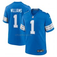 Camiseta NFL Game Detroit Lions Tyleik Williams 2025 NFL Draft Azul