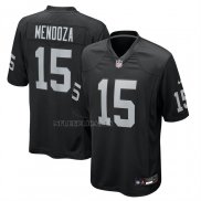 Camiseta NFL Game Las Vegas Raiders Fernando Mendoza 2026 Negro