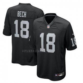 Camiseta NFL Game Las Vegas Raiders Jack Bech Negro