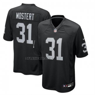 Camiseta NFL Game Las Vegas Raiders Raheem Mostert Negro
