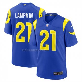 Camiseta NFL Game Los Angeles Rams Cam Lampkin Azul1