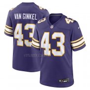 Camiseta NFL Game Minnesota Vikings Andrew Van Ginkel Alterno Violeta