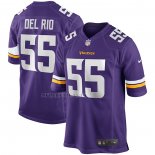 Camiseta NFL Game Minnesota Vikings Jack Del Rio Retired Violeta